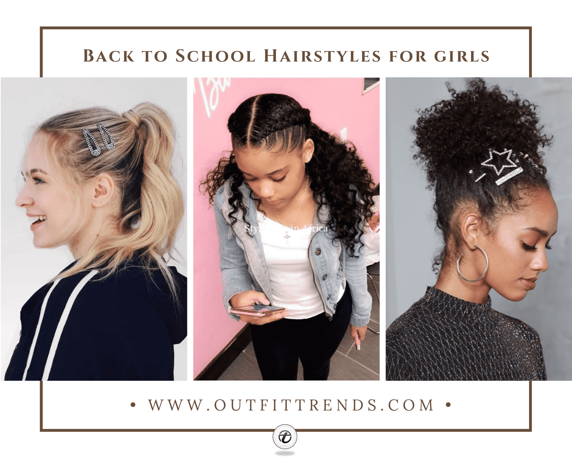 7 Girls Hairstyle Tutorials for School - The Organised Housewife
