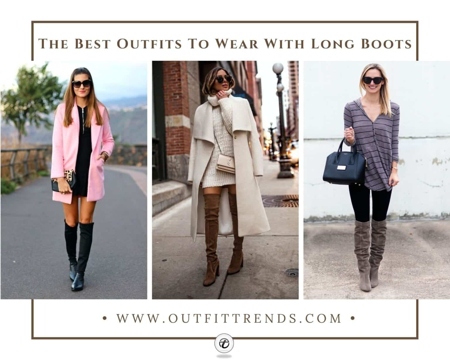 41 Stylish Outfits to Wear with Long Boots This Season — free download