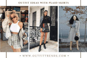 How to Wear Plaid Skirts ? 32 Outfit Ideas
