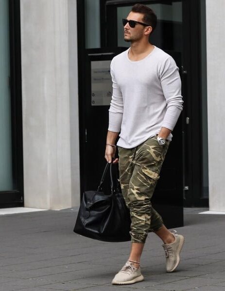 Camo Pants Outfits for Men