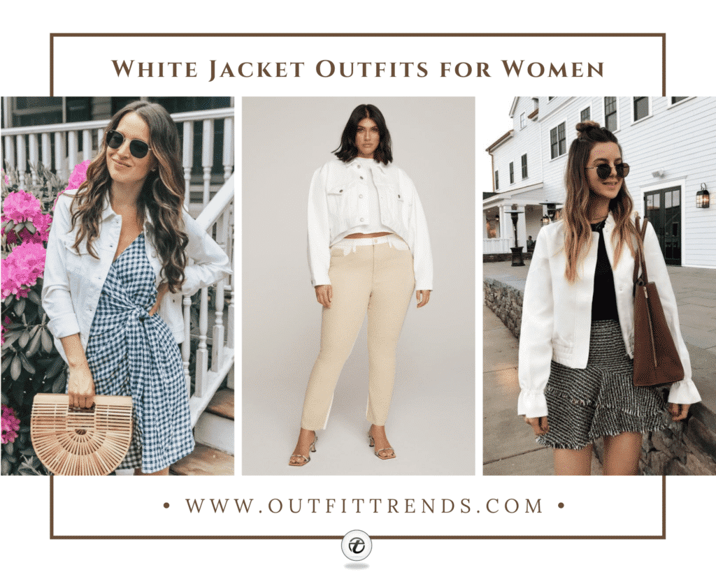 white jacket outfits for women