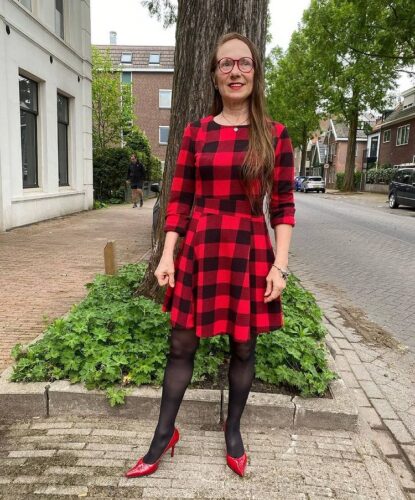 Checkered dress