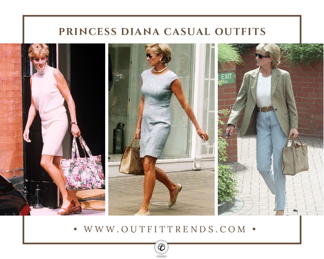 20 Best Princess Diana Casual Outfits Of All Time That We Love