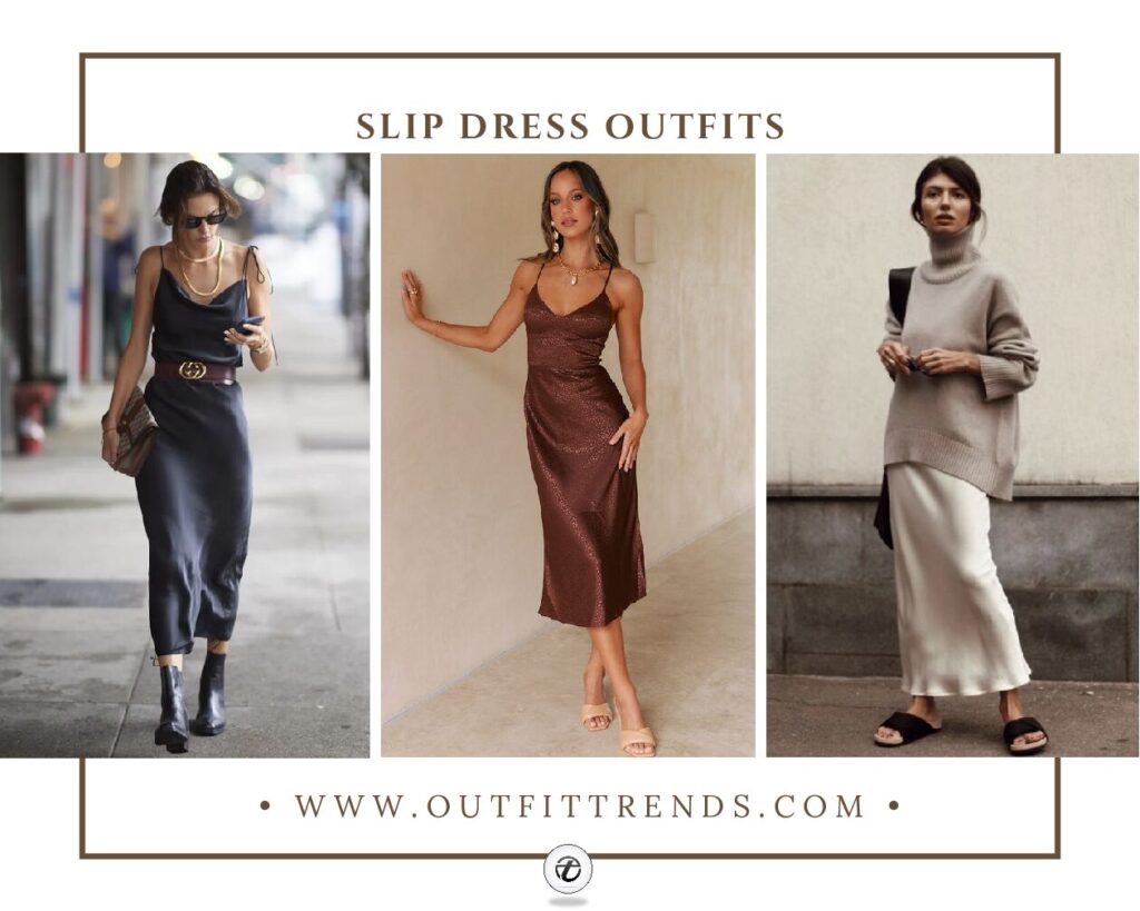 Slip Dress Outfits: 20 Ideas on How To Wear A Slip Dress