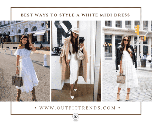 38 White Midi Dress Outfit Ideas with Styling Tips