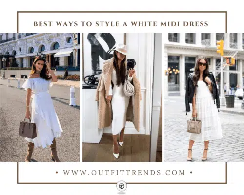 38 White Midi Dress Outfit Ideas with Styling Tips