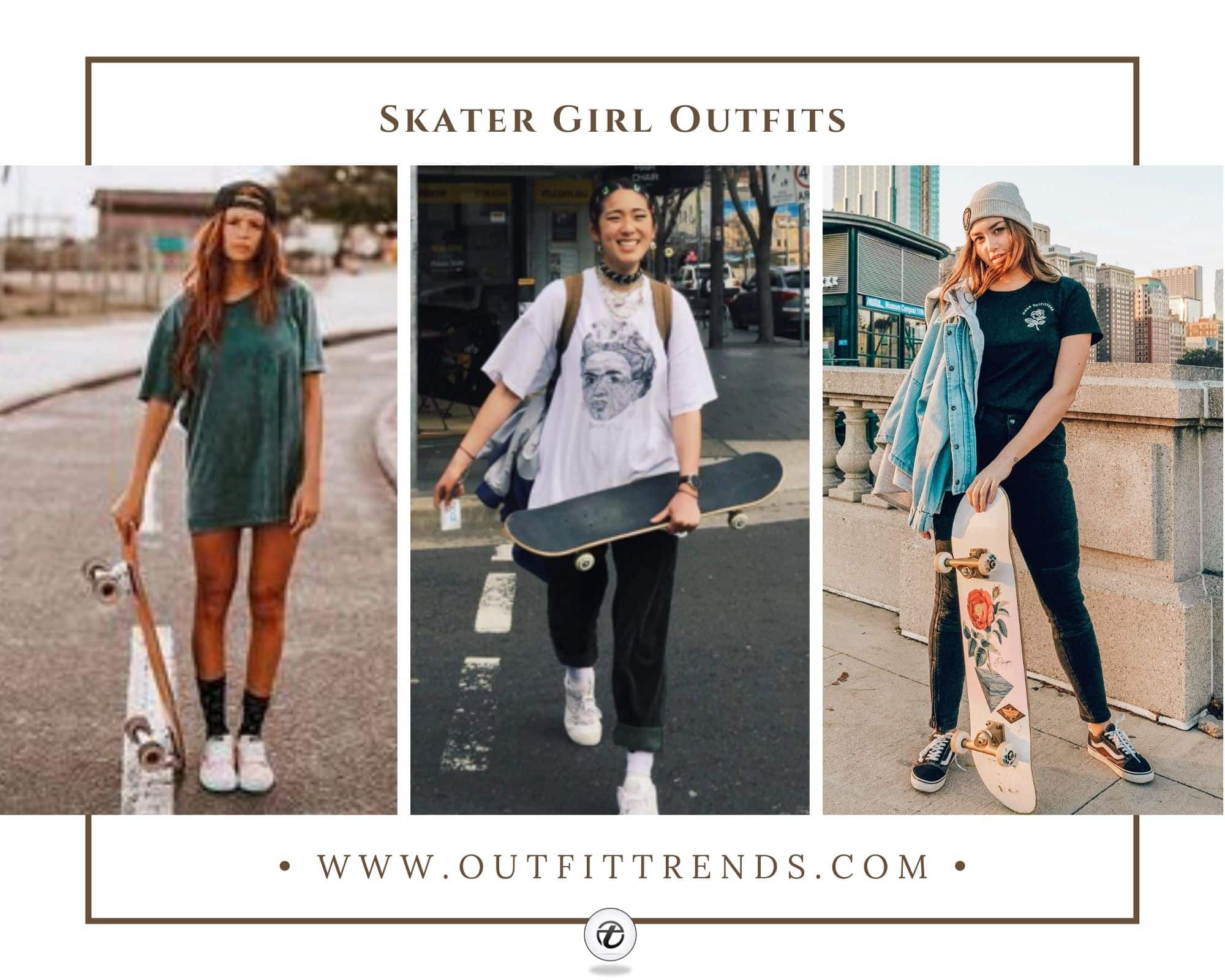 21 Amazing Skater Girl Outfits: What to Wear Skating?