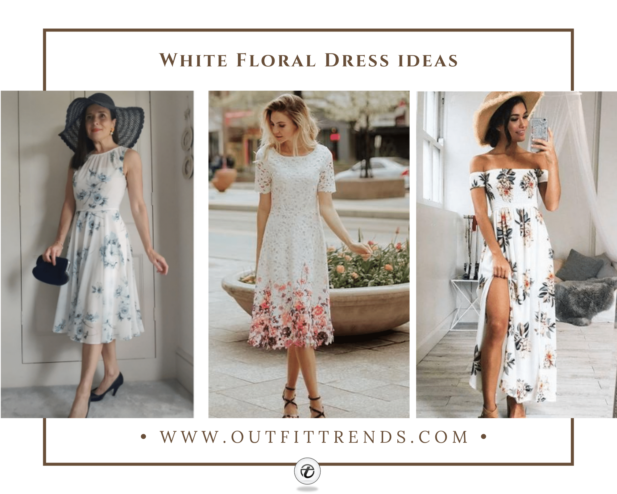 How to Wear White Floral Dresses in ...