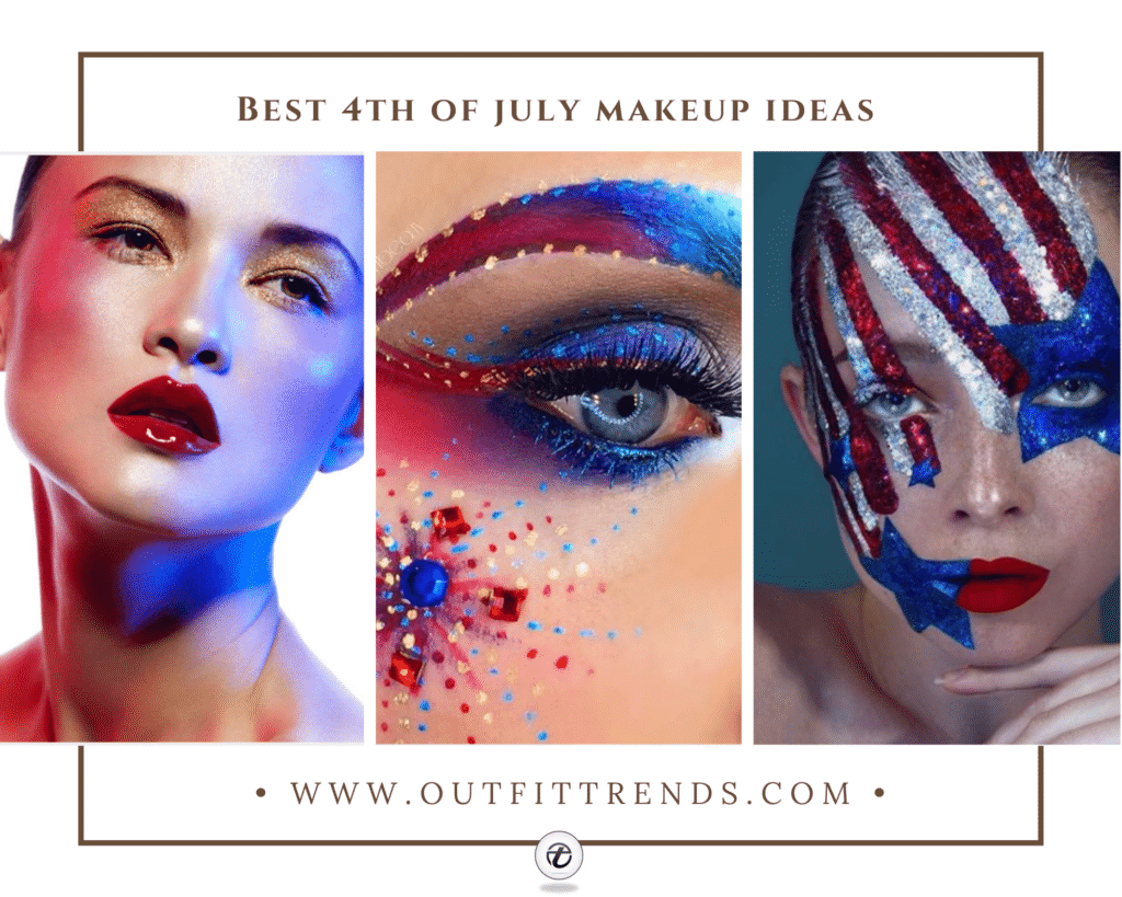 4th of July makeup ideas 