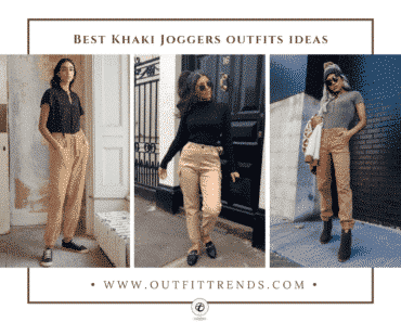 Khaki Joggers Outfits - 20 Ways To Style Women Khaki Jogger