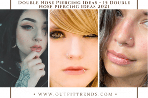 20 Cool Double Nose Piercing Ideas with Tips