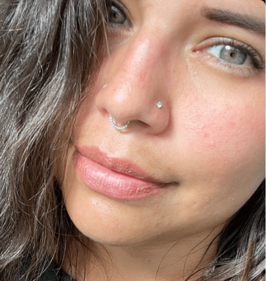 Double nose piercing ideas