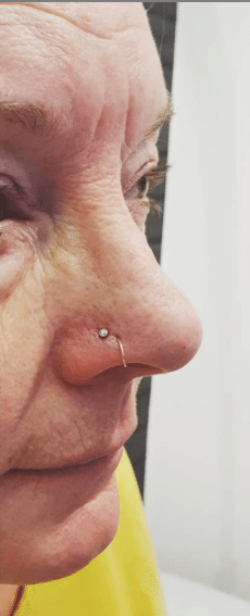 Double nose piercing ideas