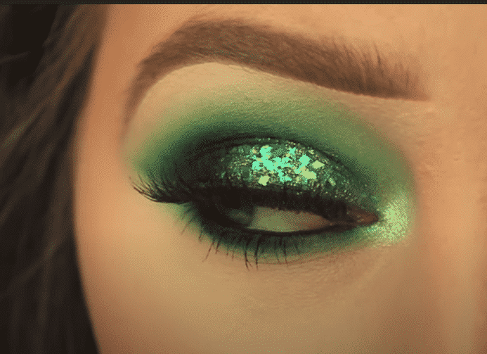 St. Patricks day makeup