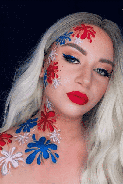 4th of July makeup