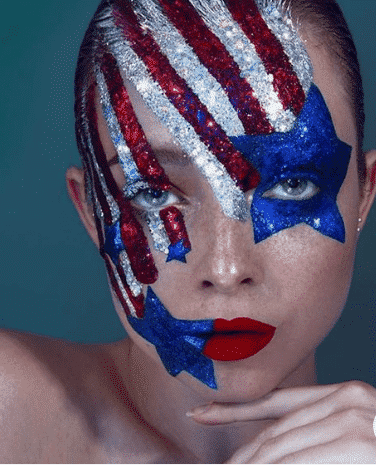 4th of July makeup