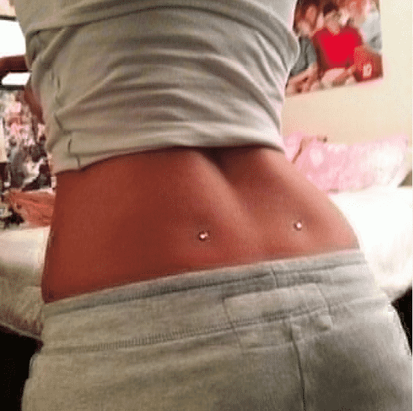 20 Cute Back Dimple Piercing Ideas 20 Cute Back Dimple Piercing Ideas