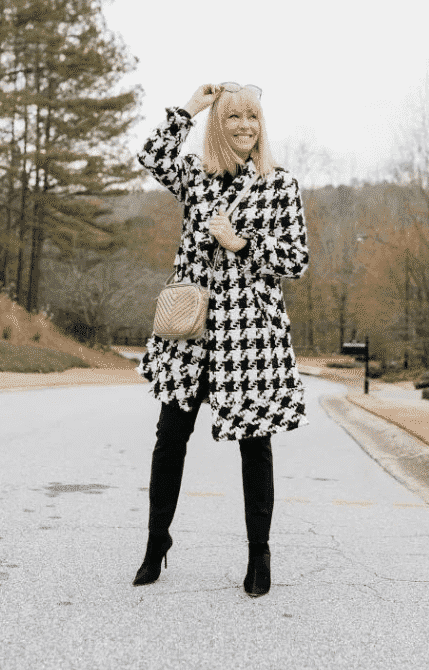 houndstooth mönster outfits