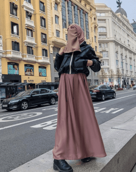 how to wear abaya scarf