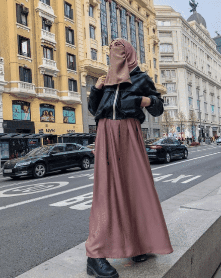 how to wear abaya scarf
