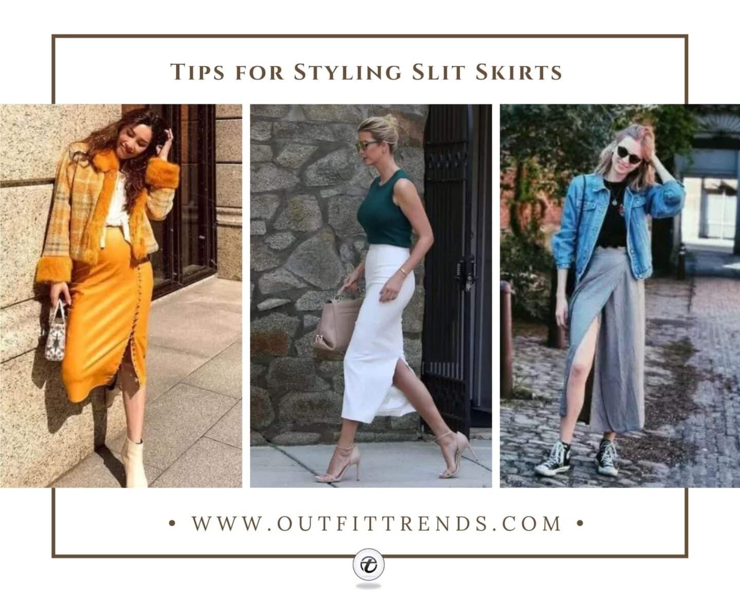 outfits to wear with skirts