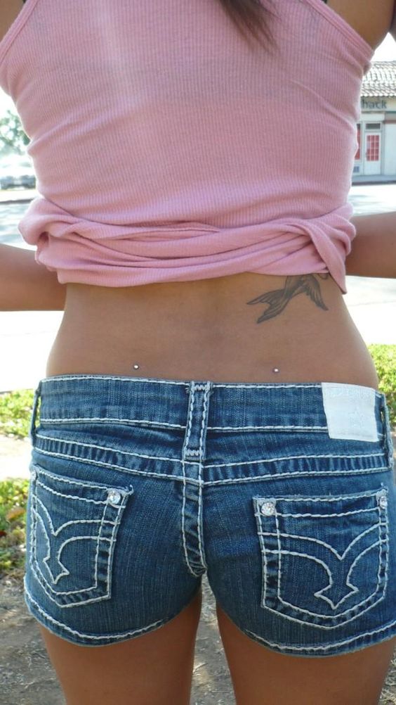 back dimple piercing 