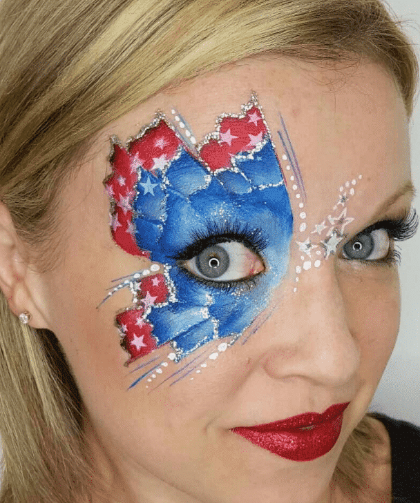 4th of July makeup 