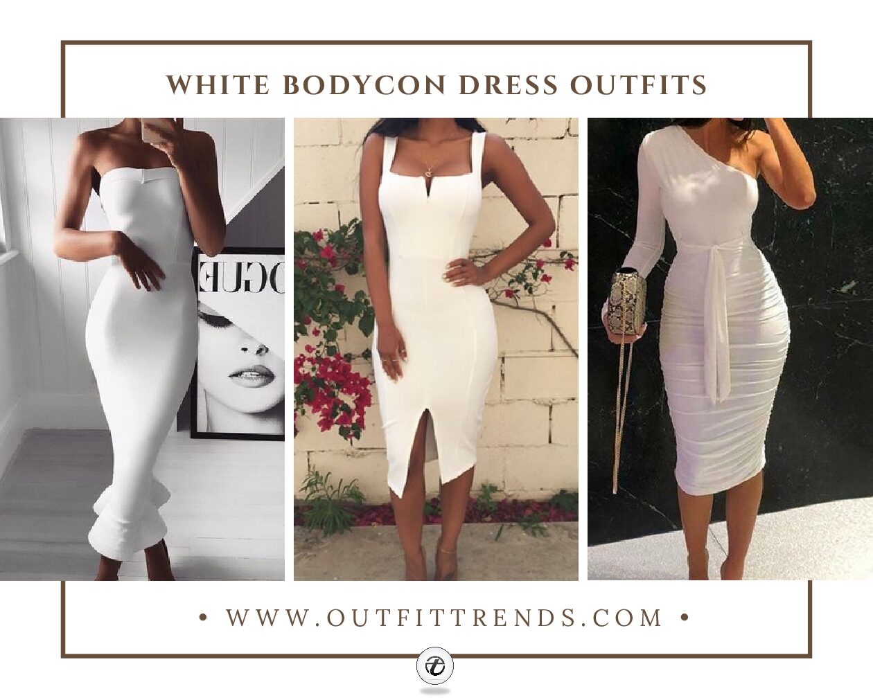 White Bodycon Dress Outfits – 22 White Bodycon Dresses You Need