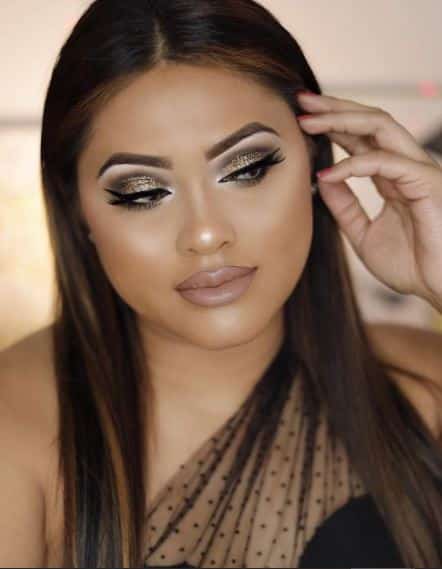 #18 Black Dress Makeup Ideas & Hairstyling Tips for Chic Look #18 Black Dress Makeup Ideas & Hairstyling Tips for Chic Look