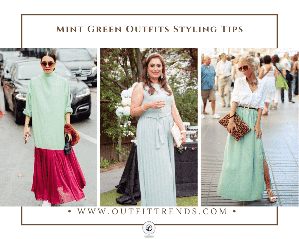 mint green outfits 