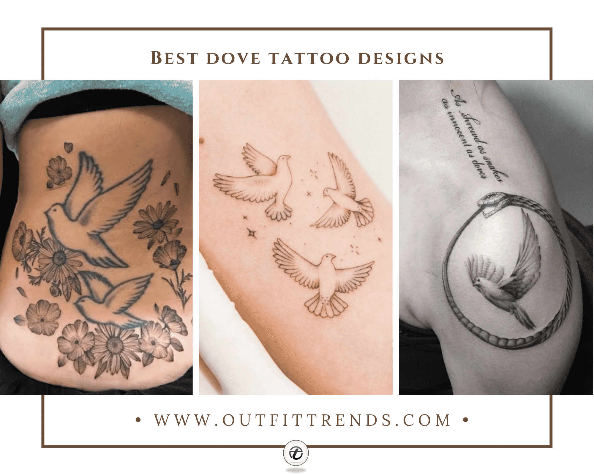 Discover more than 78 two doves tattoo  thtantai2