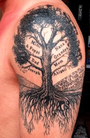 Family Tree Tattoo Ideas