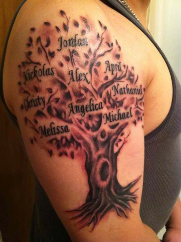 Family Tree Tattoo Ideas