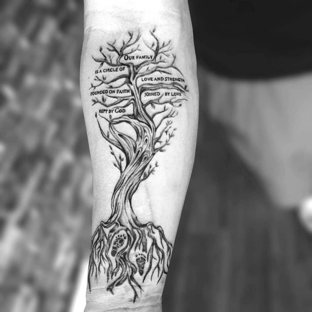 Family Tree Tattoo Ideas