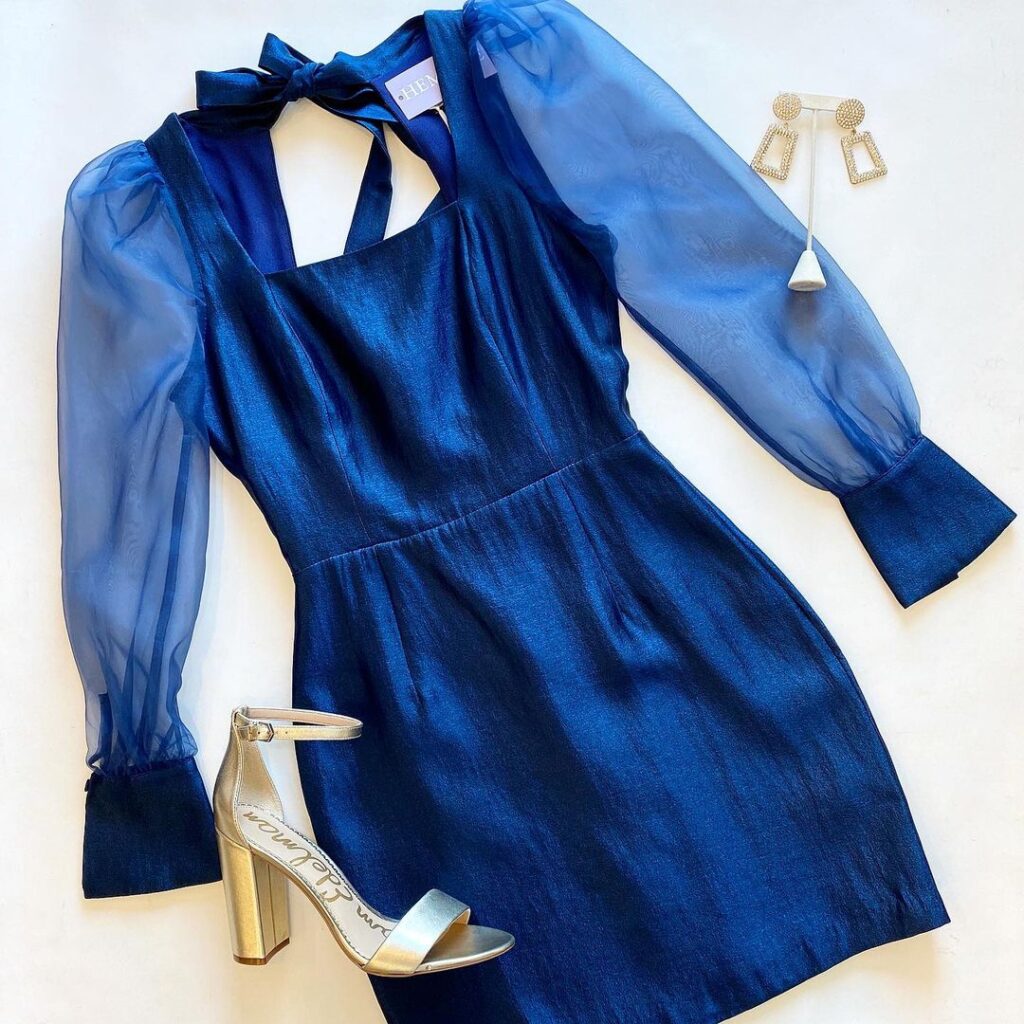 22 Ideas on How to Wear A Blue Cocktail Dress 22 Ideas on How to Wear A Blue Cocktail Dress