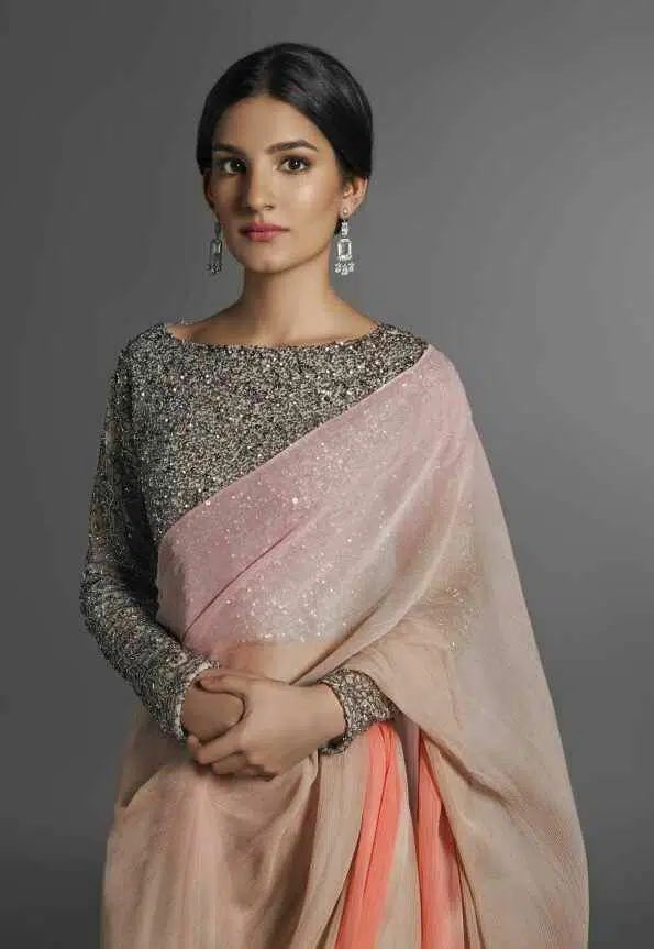 How to Wear a Plain Saree