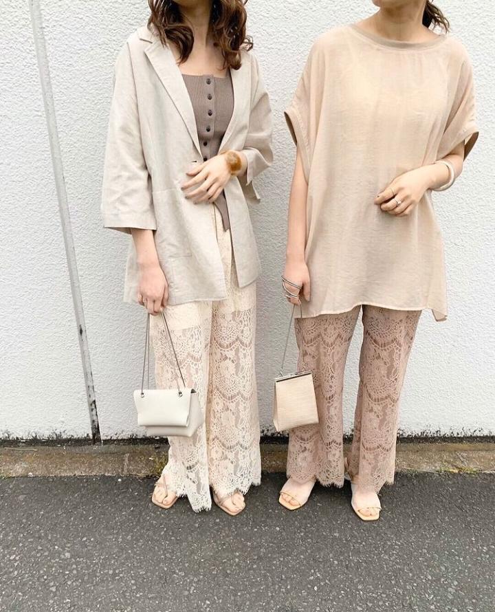 Lace Pants Outfits