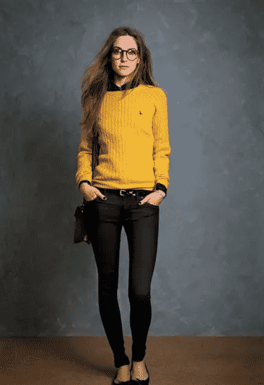 mustard yellow sweater