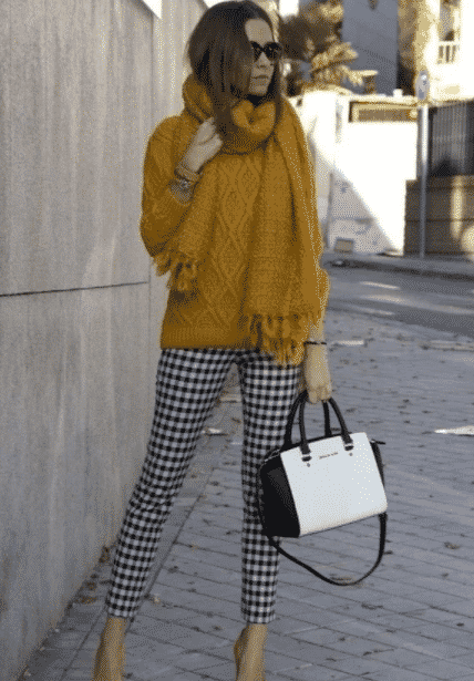 mustard yellow sweater