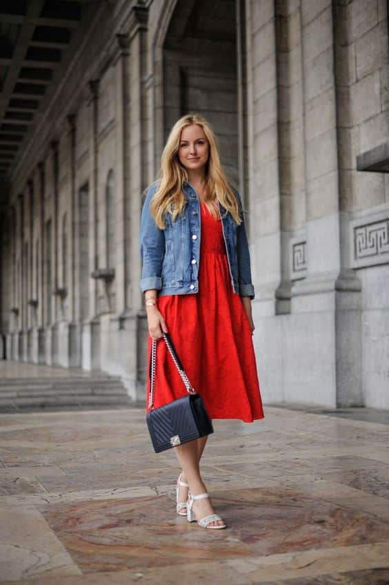 red dress outfits