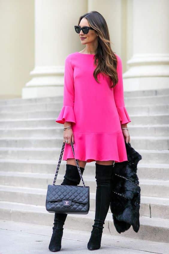 hot pink dress ideas