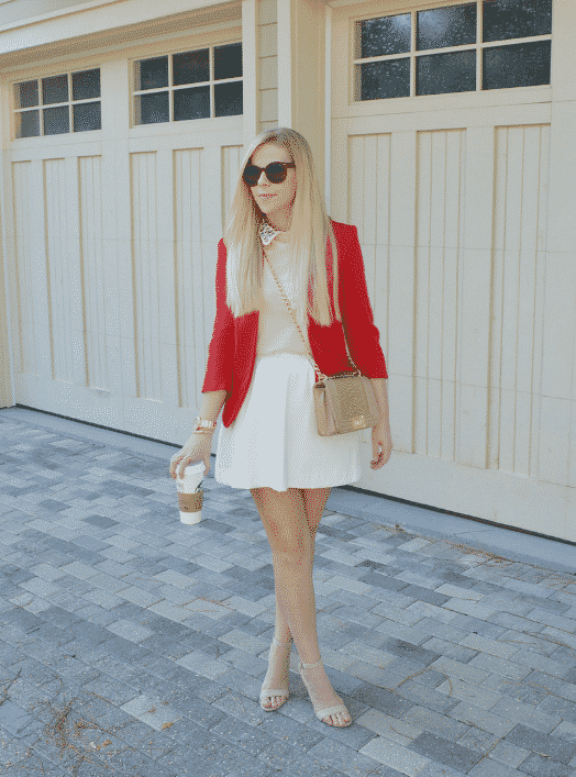 How To Wear A Red Blazer