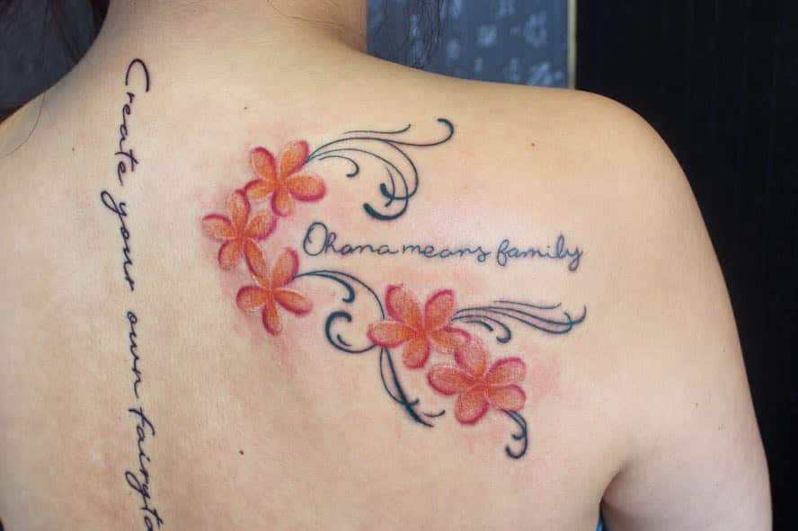 plumeria tattoos