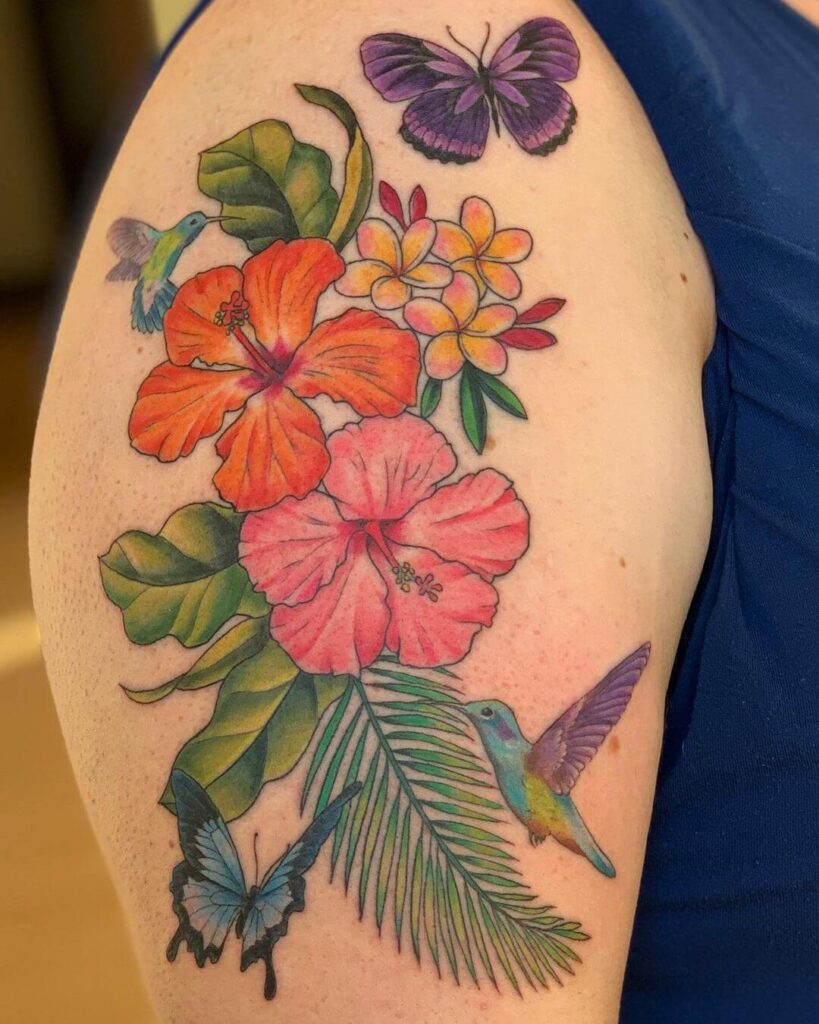 plumeria tattoos