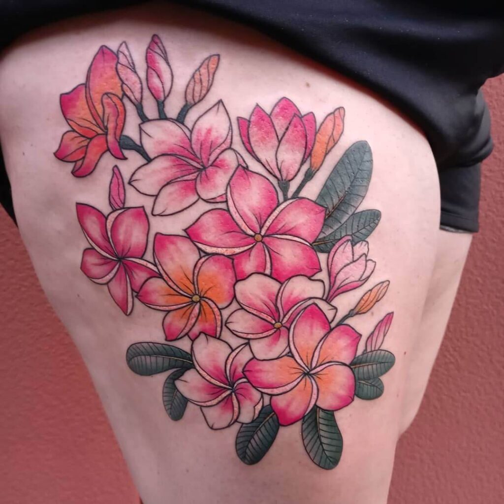 plumeria tattoos