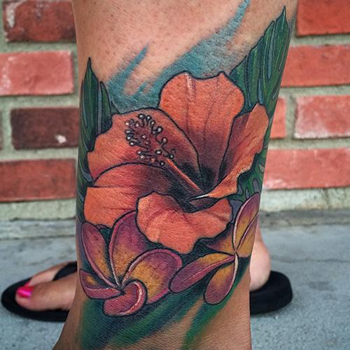 plumeria tattoos