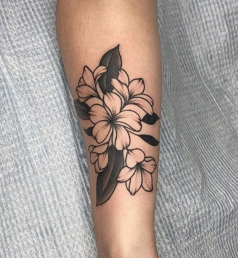 plumeria tattoos