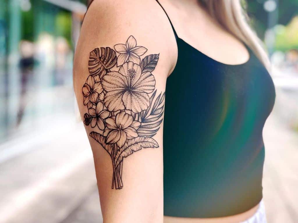 20 Best Plumeria Tattoos Designs 2023
