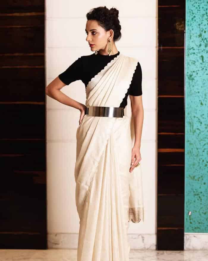 How to Wear Sarees With Belts