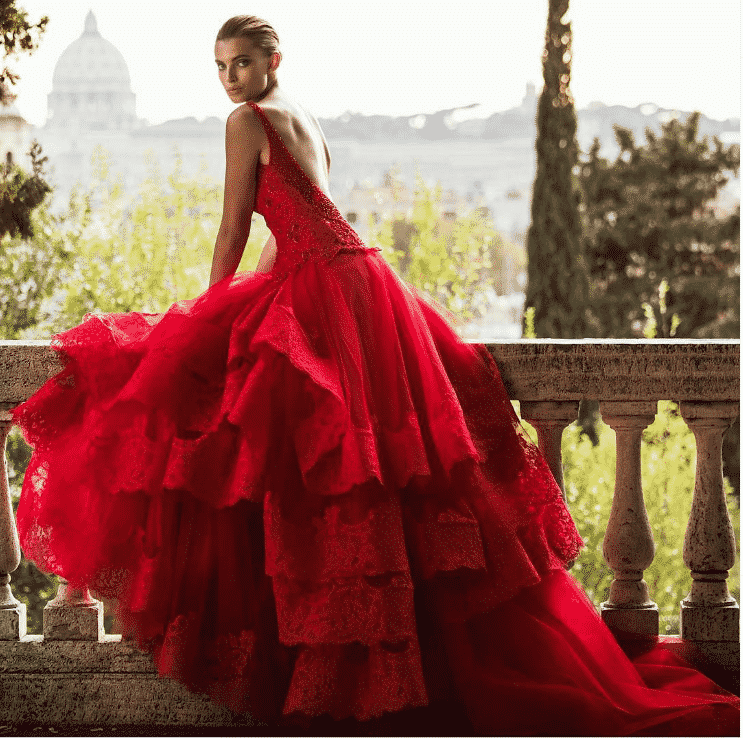 Vestidos de novia rojos: los 20 mejores vestidos de fiesta de novia rojos 2021